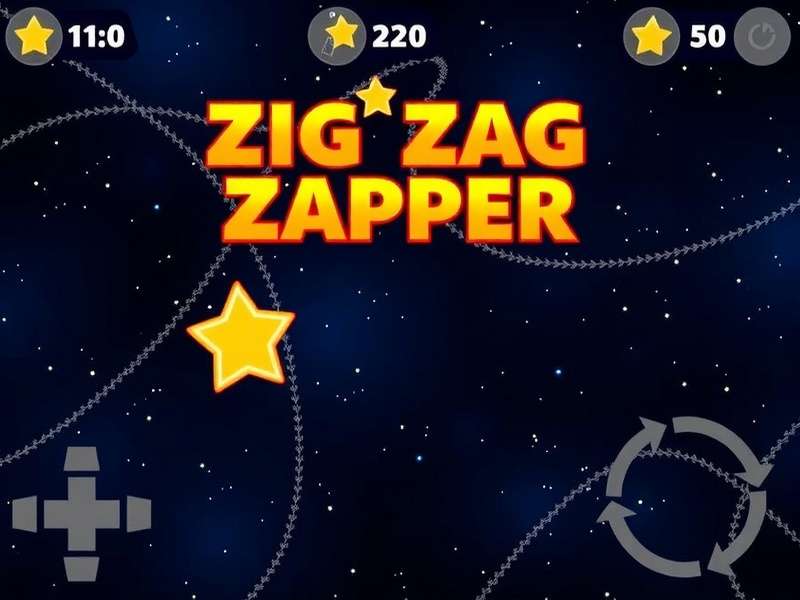 Zig Zag Zapper Star Gameplay Screenshot